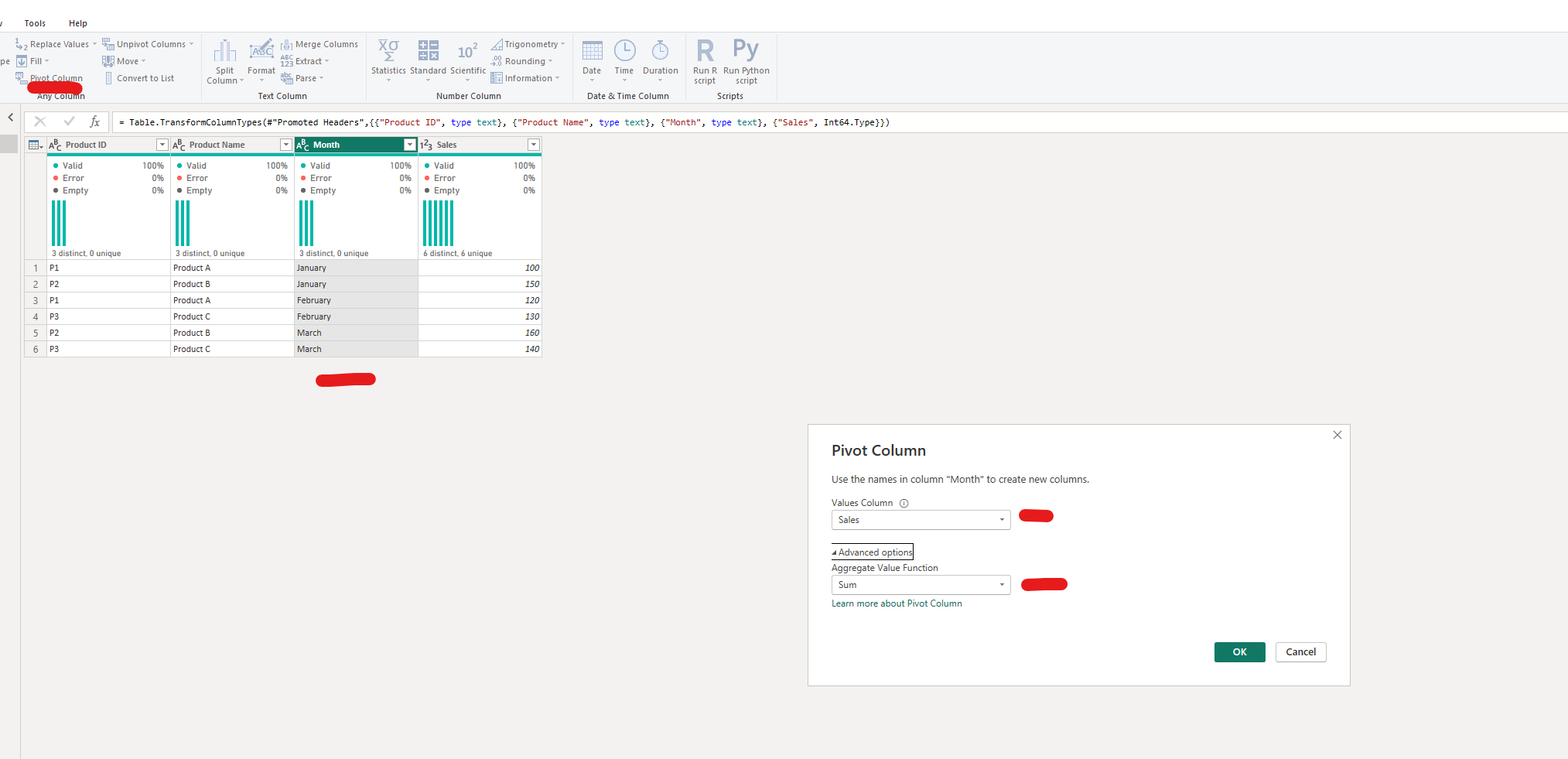 Pivot Unpivot And Transpose In Power Bi Power Query 0245