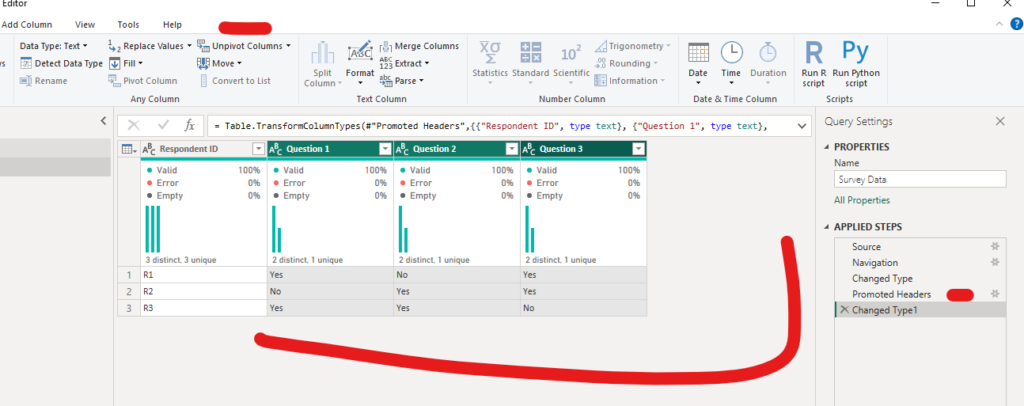Pivot Unpivot And Transpose In Power Bi Power Query 3563