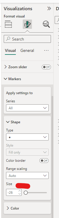 Power BI Conditional Marker Sizing